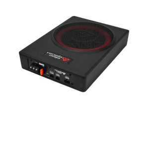 8″ Powered Slim Subwoofers Enclosures With 4 Ch Output For Additional Speakers