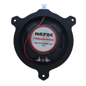 H675C-TOY-SP – HED Cerwin Vega 2-way 6.75C – Component with Toyota Hilux spacers