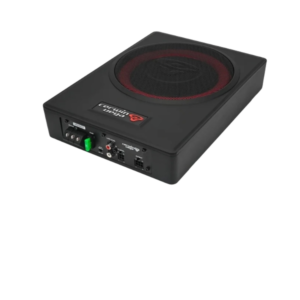 8″ Powered Slim Subwoofer Enclosure With 2CH Output For Additional Speakers