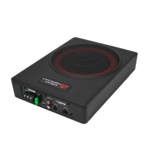 8″ Powered Slim Subwoofer Enclosure With 2CH Output For Additional Speakers
